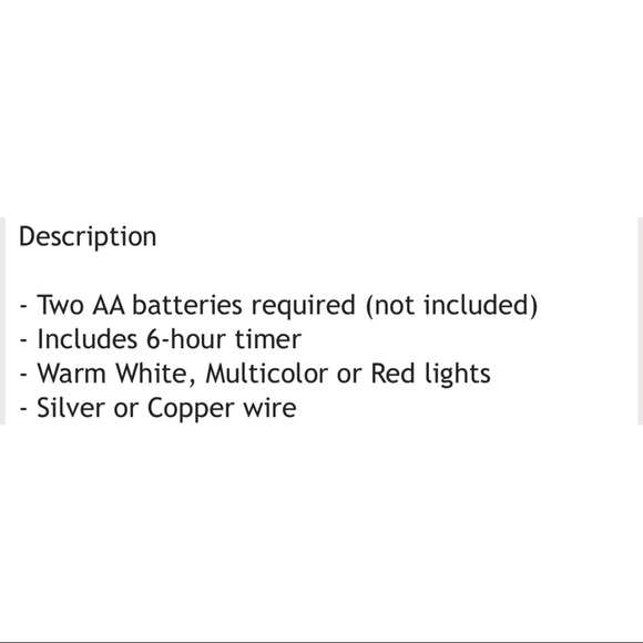 ⚠️SOLD⚠️. 25 LED String Lights - Picture 3 of 3